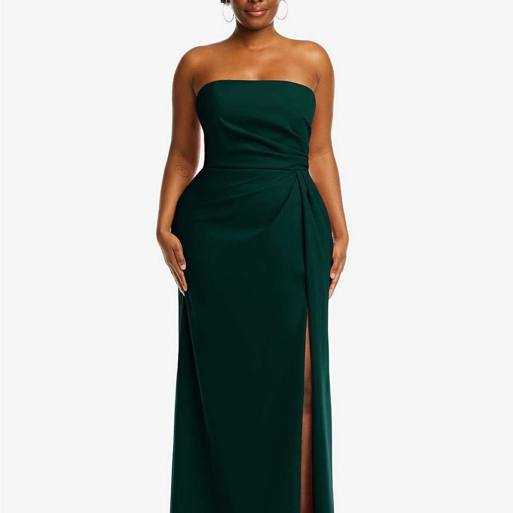 After Six 6873 Strapless evergreen T514 Gown